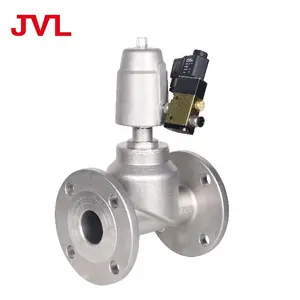 Angle Seat Valve Wafer Threaded Air Control Pneumatic Stainless Steel Angle Seat Valve