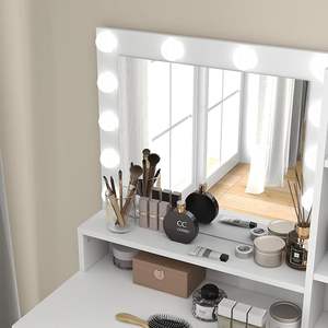 Espejo pequeña mesa <span class=keywords><strong>de</strong></span> maquillaje dormitorio vestidor muebles <span class=keywords><strong>de</strong></span> madera tocador para maquillaje - Product Image 6