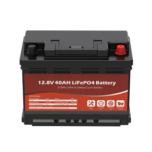 Ắc Quy Ô Tô LiFePO4 12V 40Ah Lithium Sắt Phốt Pho Động Cơ Thuyền Khởi Động Ắc Quy Quay