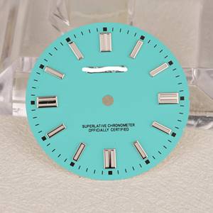 Nuevo modelo NH35 con esfera sin calendario, registro de buceo de acero inoxidable luminoso azul-verde C3, modificado a NH36 - Product Image 3