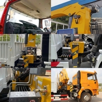 Camion grue SHACMAN F3000 à forte capacité de charge, camion grue compact 4x2, capacité de levage de 20 tonnes