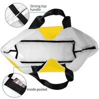 Sac fourre-tout personnalisé imprimé pour femme, grande capacité, sac de shopping à bandoulière, multi-usages, voyage, vente en gros, usine OEM