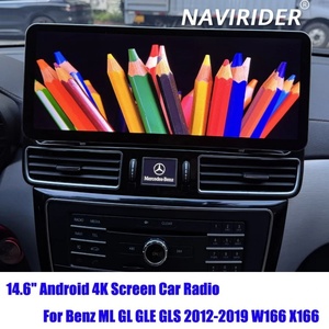 Estéreo para Auto con Pantalla Dividida Android 4K de 14.6 Pulgadas para Benz ML/GL/GLE/GLS 2012-2019 W166/X166, CarPlay, 4G, GPS, 1 Año de Garantía - Product Image 1