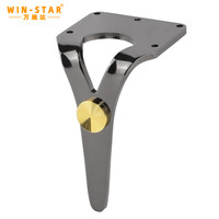 Pièces et accessoires de quincaillerie pour meubles WINSTAR, pieds de canapé en fer, pieds de lit en métal, pieds de table provenant d'une usine chinoise