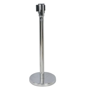 Bandes de signalisation de sécurité, barrières/clôtures de file d'attente bancaire, garde-corps en acier inoxydable d'un mètre, ceintures d'isolation rétractables - Product Image 4