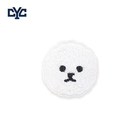 Patchs brodés thermocollants personnalisés en sergé, motif chien miniature mignon, petite taille, pour animaux de compagnie