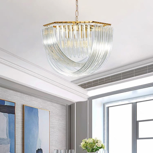 Lámpara de Techo Colgante de Cristal <span class=keywords><strong>LED</strong></span> de Estilo Moderno, Lámpara de Araña Moderna para el Hogar - Product Image 1