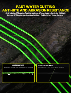Jof 500M 0.4kg Nhiều màu <span class=keywords><strong>PE</strong></span> bện dây 12 sợi multifilament Nhật Bản Dây Câu cá rất hồ sông đại dương thuyền câu cá - Product Image 6
