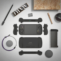 Nouvelle conception pour la console de jeu RG 406H Android 13 256 Go 8 Go de RAM, écran tactile, processeur quadricœur, écran HD IPS de 4,0 pouces