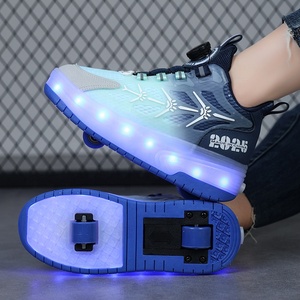 Powerslide Skate giày cho trẻ em trai và cô gái lăn Sneakers với có thể tháo rời bánh xe Giày thể thao - Product Image 3