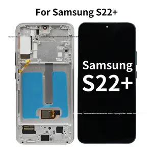 Gruppo schermo integrato domestico per <span class=keywords><strong>Samsung</strong></span> <span class=keywords><strong>S22</strong></span> + Display di <span class=keywords><strong>dimensioni</strong></span> originali con telaio per S9060 garanzia di 1 anno - Product Image 2