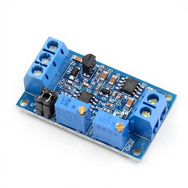 Industrial Current to Voltage Conversion Module 4-20MA to 0-3.3V 5V 10V Signal Transmitter Conditioning Board