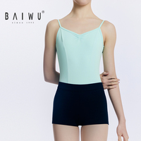 Shorts de Ballet Negros para Mujer, Marca Baiwu, para Entrenamiento y Práctica de Danza, Modelo 125110043