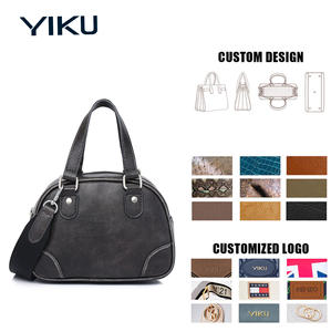 Sac à bandoulière pour femme YIKU OEM ODM avec logo personnalisé, <span class=keywords><strong>petit</strong></span> sac en cuir PU pur, fermeture éclair, sangle réglable - Product Image 2
