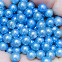 Perles d'eau douce naturelles teintées Muses Jewels, grande réduction, perles rondes colorées de 7 mm à 8 mm, perles pour la fabrication de bijoux