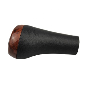 Pommeau de levier de vitesse pour <span class=keywords><strong>BMW</strong></span> 1 3 5 6 Series <span class=keywords><strong>E46</strong></span> E53 E60 E61 E63 E65 E81 E82 E83 E87 E90 E91 E92 X1 X3 X5 Grain de bois - Product Image 4