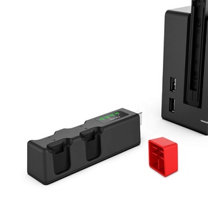 HBS-194 4 In 1 Nintend Joy Cons แท่นชาร์จแบบพกพาพร้อมไฟแสดงสถานะ - Product Image 4
