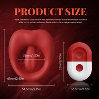 Anneau vibrant en silicone liquide contrôlé par application pour hommes, étanche IPX6, stimulation adulte, options de base et plus, OEM