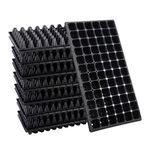Muestra Gratis: Bandejas Cuadradas de Plástico PET Duradero de 60g con 21-128 Celdas para Germinación de Plantas, Flores y Vegetales de Jardín - Product Image 1