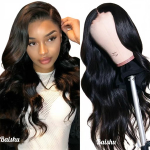 Perruques longues et bouclées ondulées noires africaines en dentelle HD pour femmes, styles brésiliens et vietnamiens, vente en gros d'usine pour femmes noires – Offre Spéciale - Product Image 1