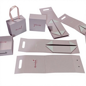 Carpeta de cartón corrugado biodegradable impresa a medida con laminado mate, materiales reciclados para suéteres, pelucas, ropa, productos de panadería y dulces - Product Image 4