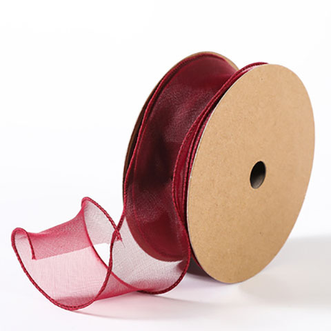 40mm Wavy Coiled Polyester Satin Ribbon Floral Fish Tail Yarn Curled Organza for Christmas Cake Handcrafted Gift Box Bow