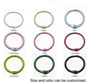 YIWANG красочные навесные кольца, связывающее кольцо, свободные листовые связывающие кольца для карт-вспышек - Product Image 3