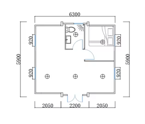 2025 Offre Spéciale luxe 20 pieds 40 pieds chambre <span class=keywords><strong>Villa</strong></span> modulaire préfabriqué Apple cabine conteneur maison pour bureau à domicile hôtel - Product Image 3