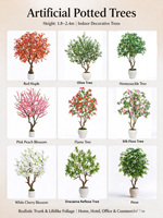 Plante Artificielle pour Espaces Intérieurs et Extérieurs, Arbre en Plastique pour Jardin, Mariage, Aménagement Paysager