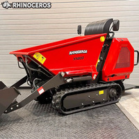 Rhinoceros XN800 920kg L-förmiger Mini-Dumper mit Kubota-Motor, Raupenlader, 0,26m Schaufelkapazität, Hydraulikpumpe, Ein Jahr Garantie