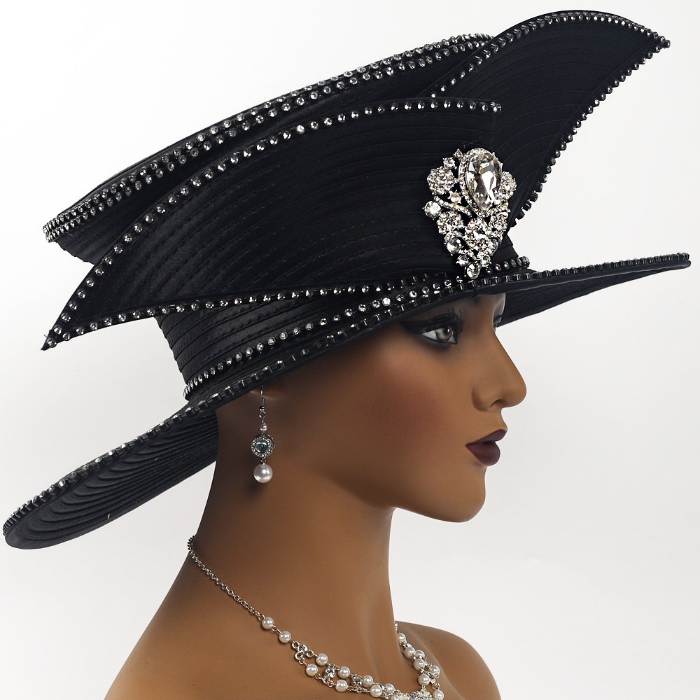 Black Church Hats Sale Elegant Fashion Accessories
