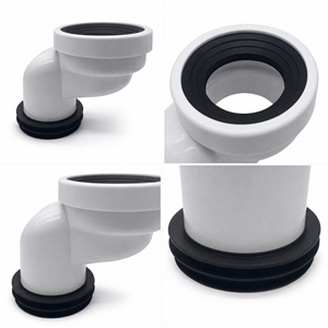 Nuovo Adattatore per Spostamento WC in Stile Cinese, Uscita Verticale dell'Acqua, Tubo in PP Rinforzato, Installazione a Parete Regolabile - Product Image 2
