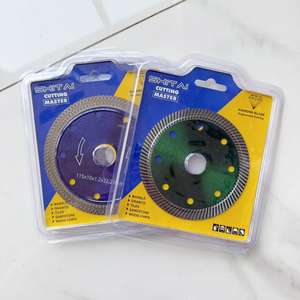 Disque de coupe diamanté de 7 pouces, lame de <span class=keywords><strong>scie</strong></span> turbo super fine pour carrelage en céramique, porcelaine, granit - Product Image 5