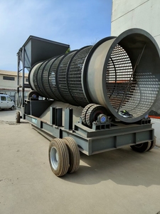 Separatore a Tamburo Portatile per Rifiuti di Costruzione in Loco - Capacità 15-200 TPH Industriale per Residui di Estrazione dell'Oro - Product Image 3