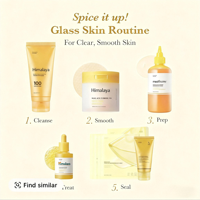 Ensemble de produits de soin de la peau à l'acide kojique, AHA, curcuma et beurre de karité pour corriger les taches brunes, éclaircir et rajeunir la peau, marque privée