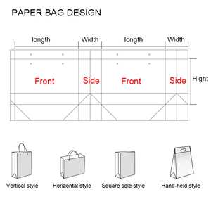 Sacs cadeaux en papier Euro de luxe avec poignée en ruban, papier artistique imprimé personnalisé pour utilisation en boutique, pour l'emballage de montres - Product Image 6