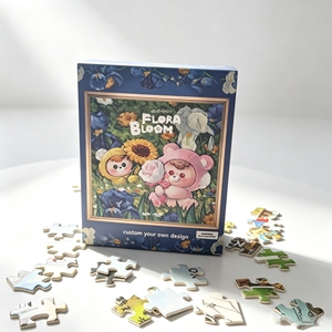 Permainan Puzzle Berkualitas Tinggi Grosir Puzzle Jigsaw Eco Bentuk Tidak Beraturan dengan Kotak untuk Desain Puzzle Hadiah Ulang Tahun - Product Image 4