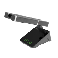Système de microphone de conférence entièrement numérique SONBS – Unité Président et Délegé avec double alimentation numérique-analogique en option et vote par écran tactile