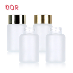 Flacon capsule en verre givré personnalisé de 120 ml, emballage pharmaceutique en verre transparent pour produits de santé avec bouchon à vis - Product Image 6