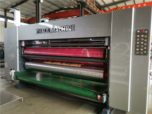 Tự động các tông máy in slotter máy cắt cho các tông sóng carton Pizza carton Máy làm - Product Image 6