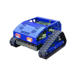 เครื่องตัดหญ้าแบบครอว์เลอร์ขนาดเล็กบังคับวิทยุสำหรับสนามเด็กเล่น สนามกอล์ฟ ป่าไม้ และสวนผลไม้ พร้อมอุปกรณ์ตัดหญ้าและกำจัดวัชพืช - Product Image 5