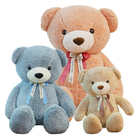 En gros, Ours en peluche géant assis, personnalisé, extra large et doux, avec nœud