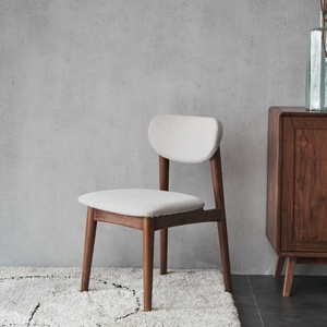Silla de <span class=keywords><strong>Comedor</strong></span> de Madera de Roble Macizo Estilo Nórdico H6121, Muebles para <span class=keywords><strong>Comedor</strong></span> con Tapicería, Silla de <span class=keywords><strong>Comedor</strong></span> de Madera para Restaurante - Product Image 1