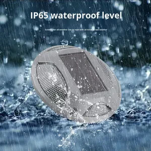 ไฟสวน LED พลังงานแสงอาทิตย์ IP65 สำหรับฝังดิน ไฟส่องพื้นกลางแจ้งสำหรับวิลล่า ไฟตกแต่งบันได ไฟสนามหญ้า ไฟกันน้ำสำหรับขั้นบันได - Product Image 3