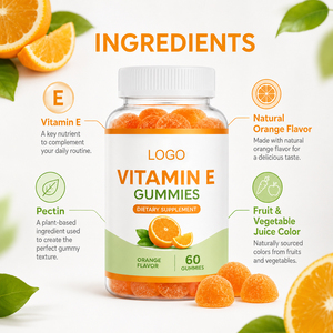 Bonbons gélifiés à la vitamine E en gros, antioxydant, soutien naturel de l'immunité et de la santé de la peau, complément alimentaire pour adultes et nouveau-nés, 60 unités - Product Image 5