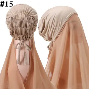 欧美流行现货头巾顶级供应商穆斯林时尚头巾多色方便头巾围巾