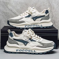 Chaussures Homme Collection Printemps 2026 Respirantes Anti-Odeur Polyvalentes en Maille à Lacets Semelle Extérieure en Caoutchouc Rehaussantes Rétro