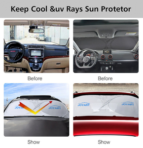 JOYART Foldable Automotive Sunshade <strong>Car</strong> Windshield Shade <strong>Screen</strong> for Cool Vehicle <strong>Sun</strong> Protection Windshield <strong>Sun</strong> Shield - Product Image 4