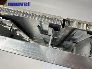 Nouvel Nâu gốm sơn mài nhôm tổ ong Bảng điều khiển chống cháy trang trí nội thất Bảng điều khiển tường cho vật liệu cách âm - Product Image 6