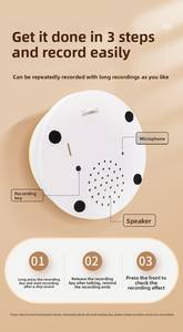 Doe Pet Doggy Speech Voice Responder Grabación Grabable Animal Dog Sound Training Smart Talking <span class=keywords><strong>Botones</strong></span> Zumbadores Botón de juguete - Product Image 6